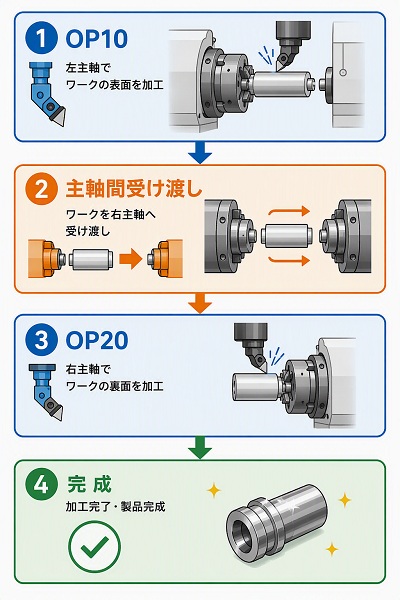 受け渡し時の工程例B